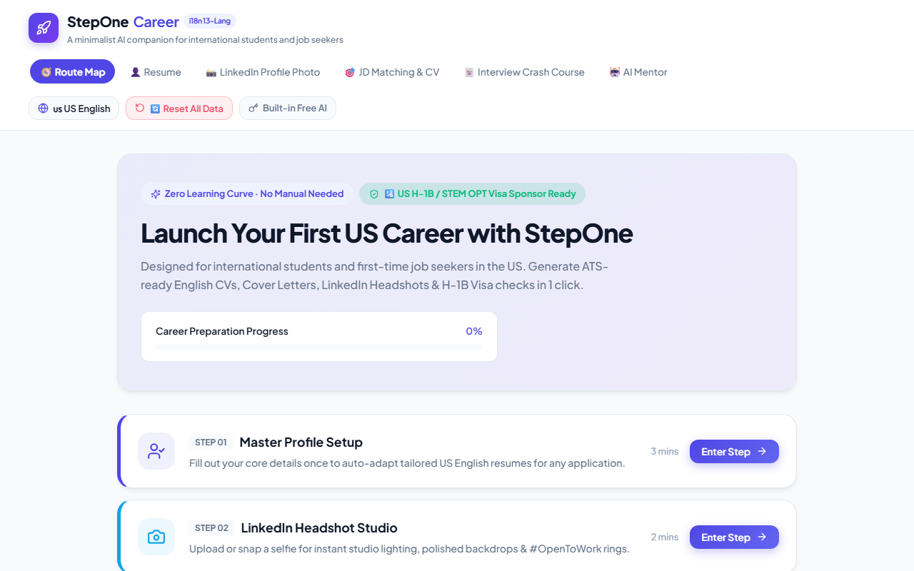 StepOne Career